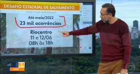 Bombeiros promovem concurso de salvamento - TV Globo (RJ 1)