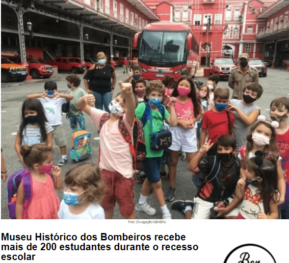 Museu Histórico dos Bombeiros recebe mais de 200 estudantes durante o recesso escolar – Portal Giro