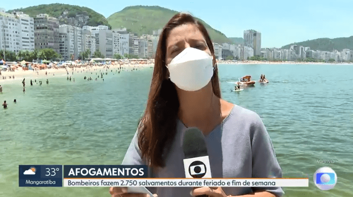 Bombeiros fazem 2.750 salvamentos durante feriado e fim de semana no Rio – TV Globo (RJ1)