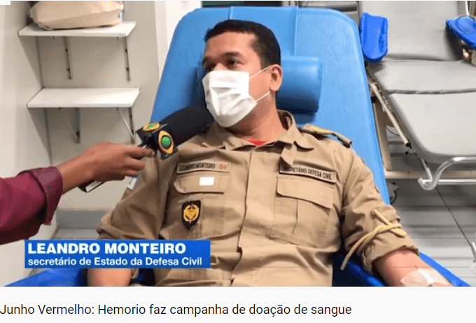 Junho Vermelho: Hemorio faz campanha de doação de sangue – Band (Rio)