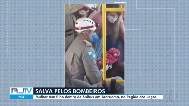 Bombeiros auxiliam nascimento de bebê em Araruama – G1