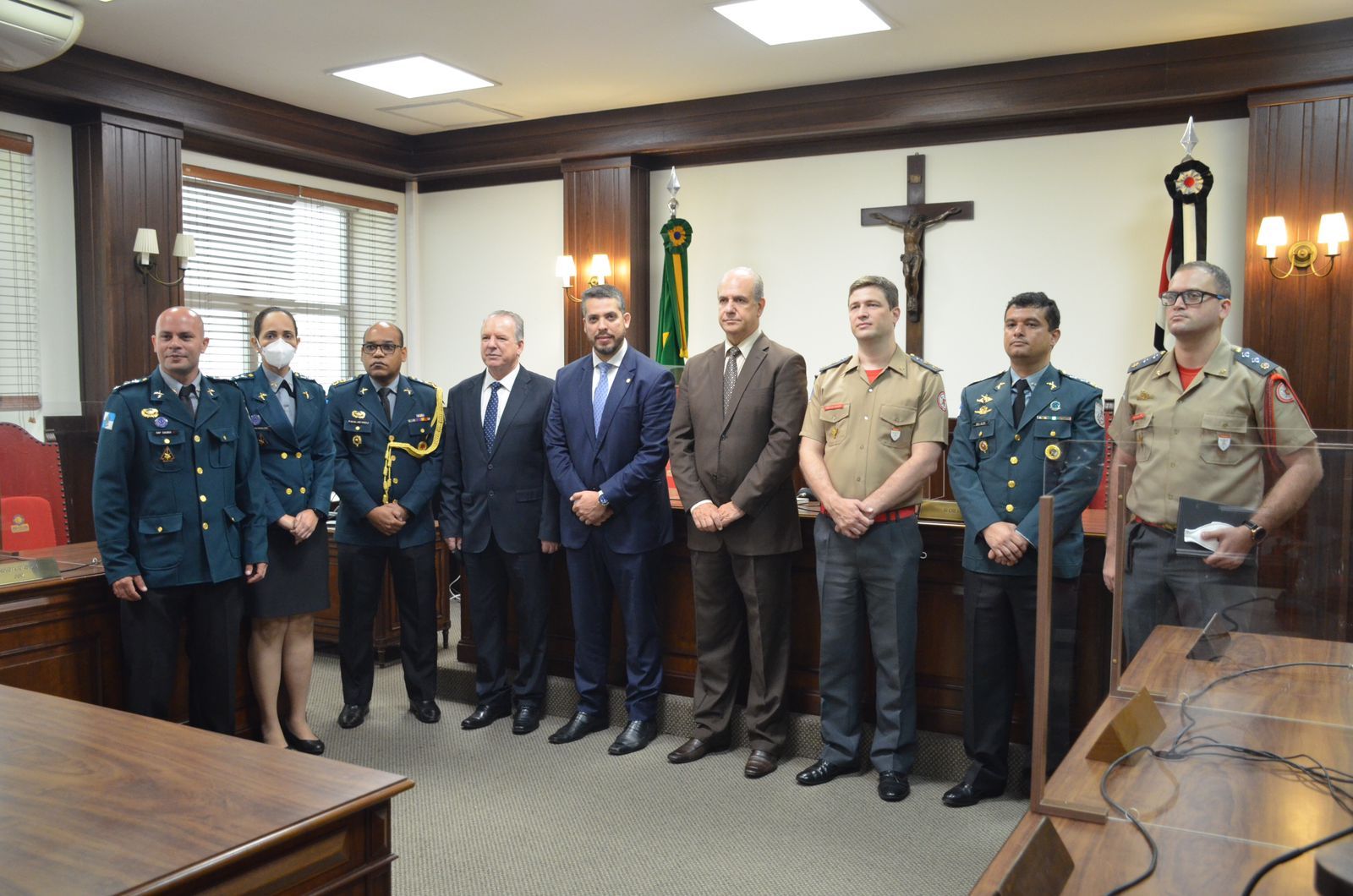 Militares do CBMERJ visitam o Tribunal de Justiça Militar de São Paulo