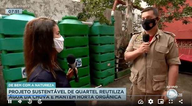 Quartel da zona sul do Rio investe em sustentabilidade – Record (Balanço Geral)