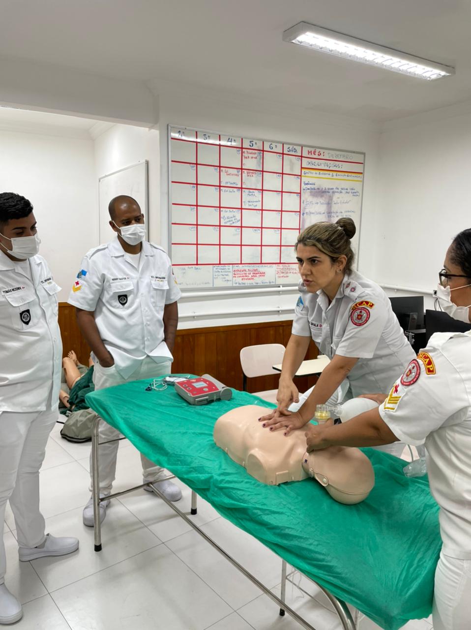 HCAP realiza treinamento para atendimento de pacientes com problemas em vias aéreas