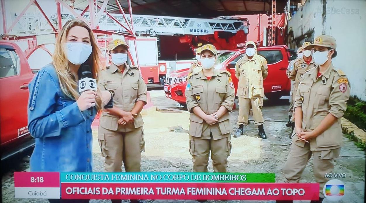 Mulheres assumem comando de grupamentos operacionais do CBMERJ – TV Globo (É De Casa)