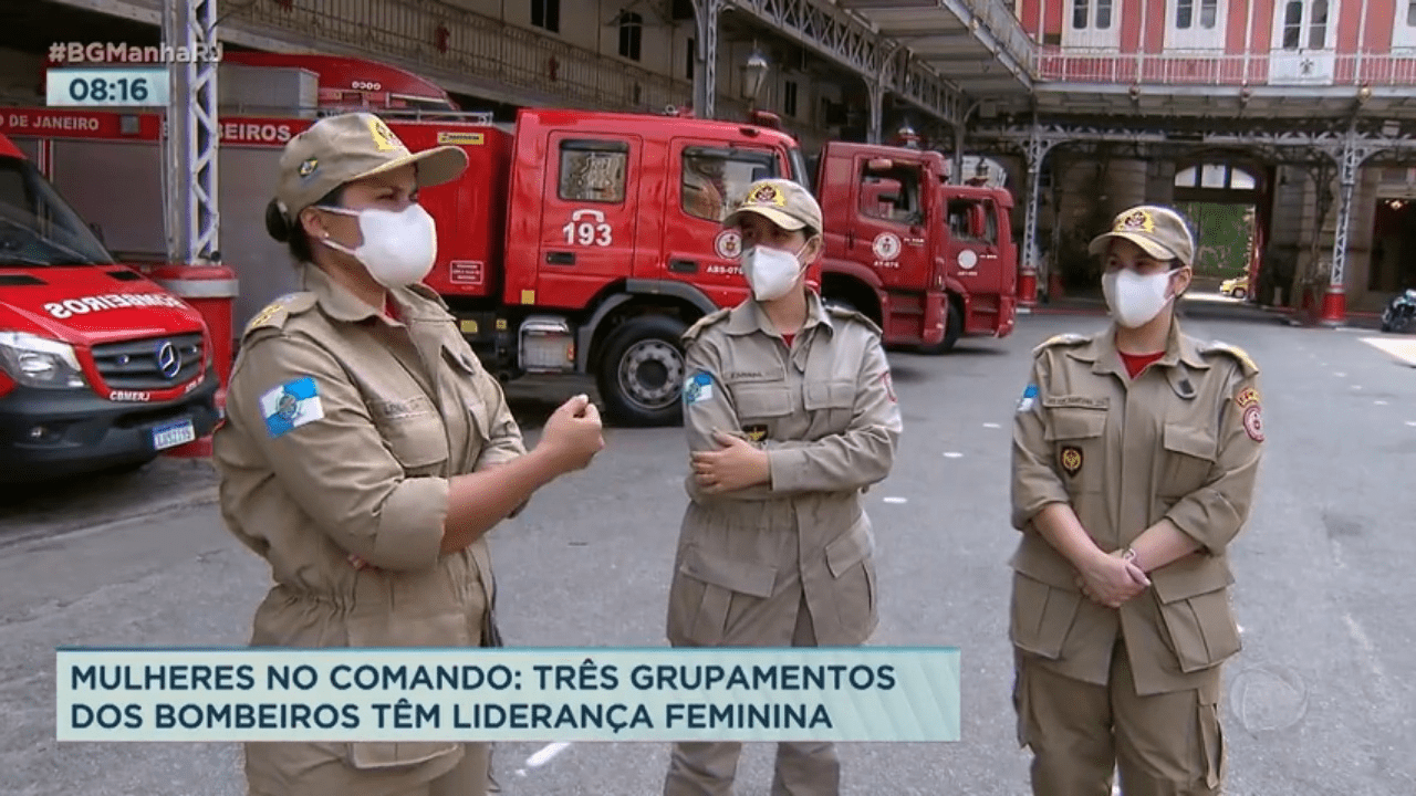 Pela primeira vez, três grupamentos dos bombeiros têm liderança feminina – TV Record