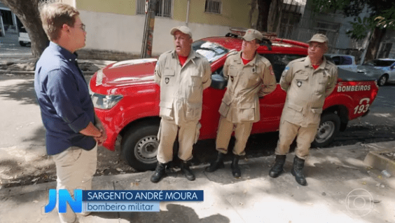 Esforço de equipe de transplante e de bombeiros salva vida durante temporal no Rio – Rede Globo (Jornal Nacional)