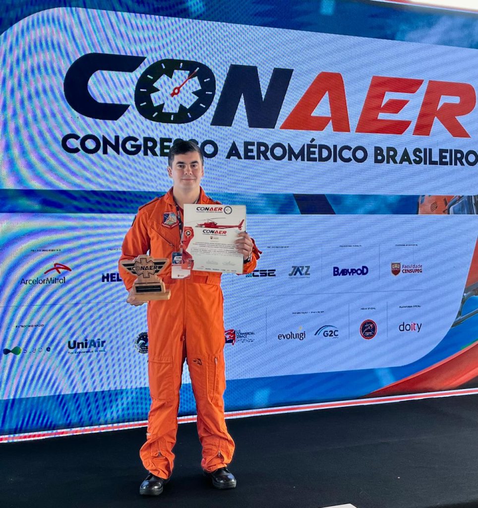 CBMERJ conquista 3º lugar nacional com artigo científico em congresso aeromédico