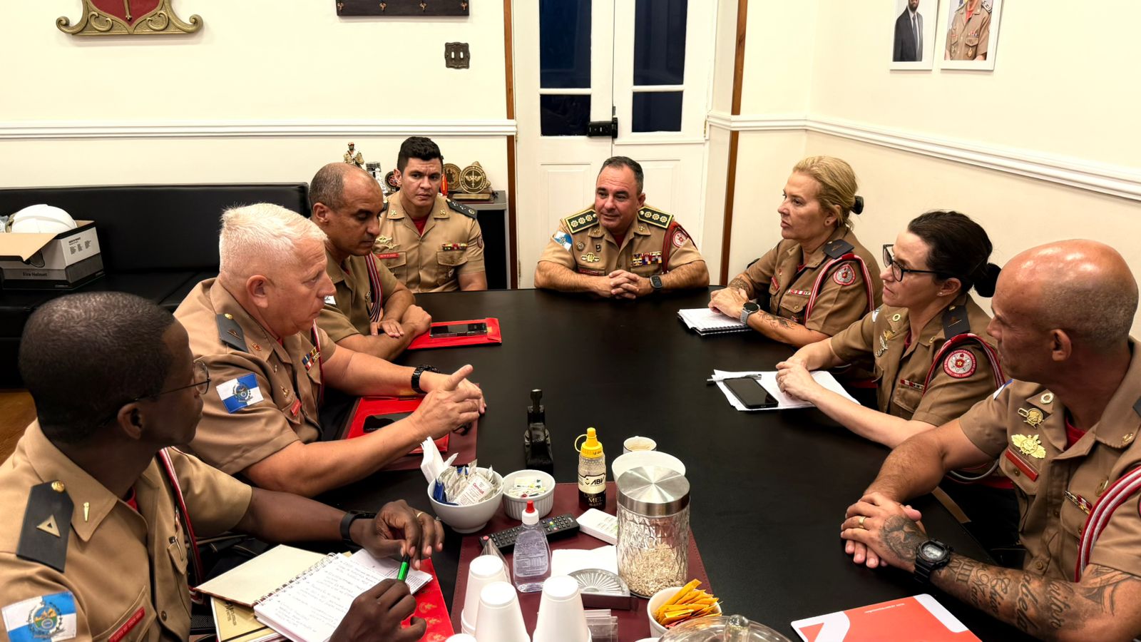 CBMERJ realiza reunião sobre Projeto Piloto Subtenente Adjunto ao Comando