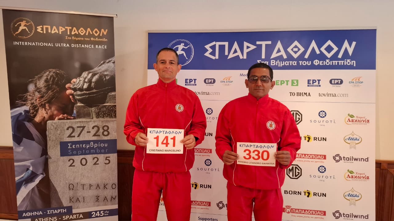 Bombeiros militares do Rio fazem história ao completar ultramaratona Spartathlon na Grécia