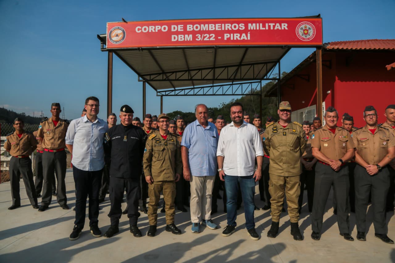 Município de Piraí recebe novo Destacamento de Bombeiros