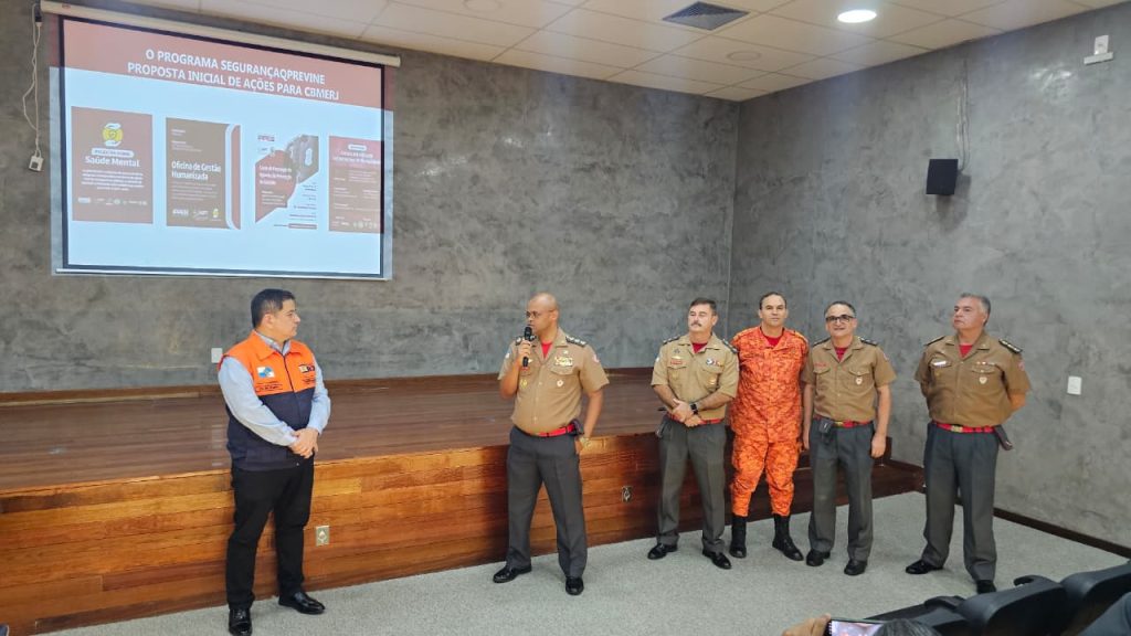 SEDEC/CBMERJ fortalece ações de saúde mental e valorização dos agentes de segurança pública