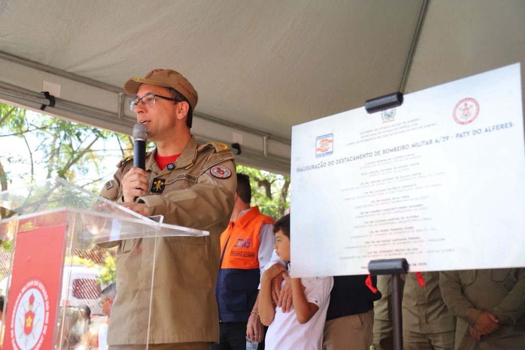 Corpo de Bombeiros RJ inaugura quartel em Paty do Alferes e amplia cobertura operacional no estado
