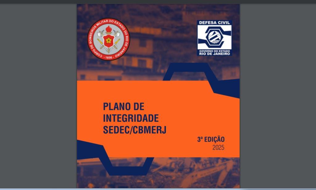 SEDEC e CBMERJ publicam a 3ª edição do Plano de Integridade