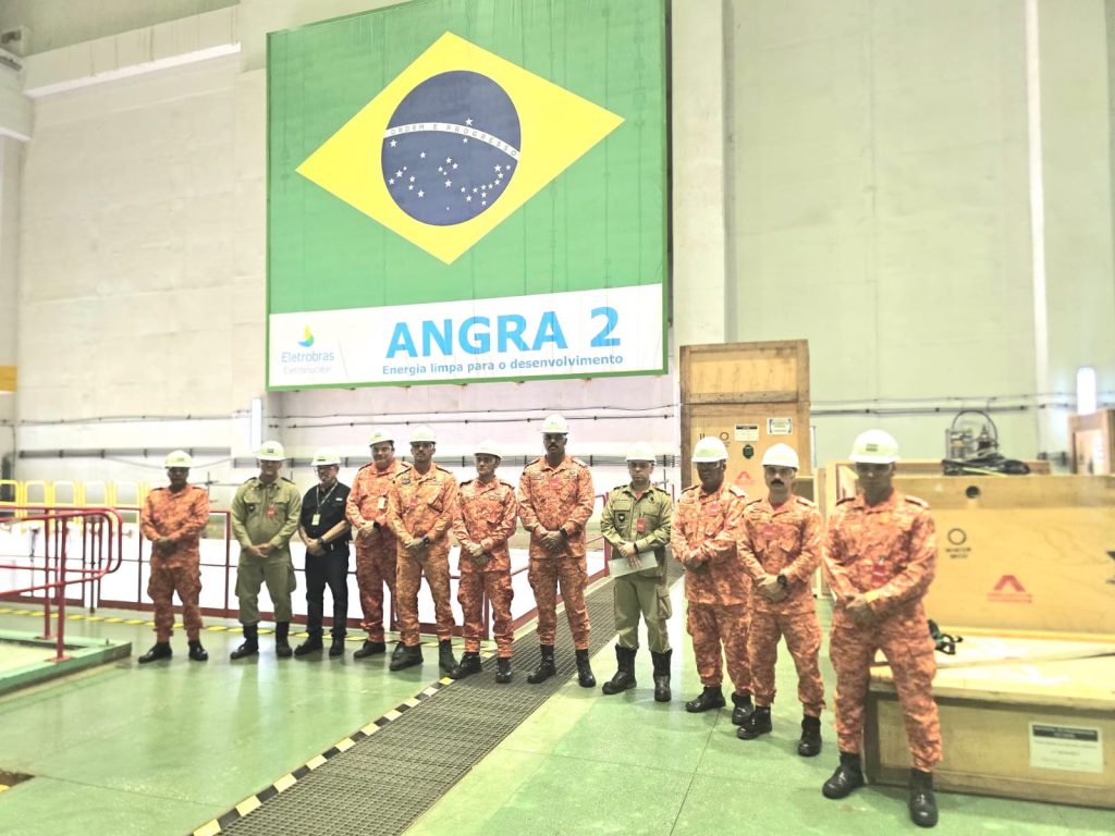 CBMERJ realiza visita técnica à Central Nuclear de Angra para fortalecimento da resposta operacional em infraestruturas críticas