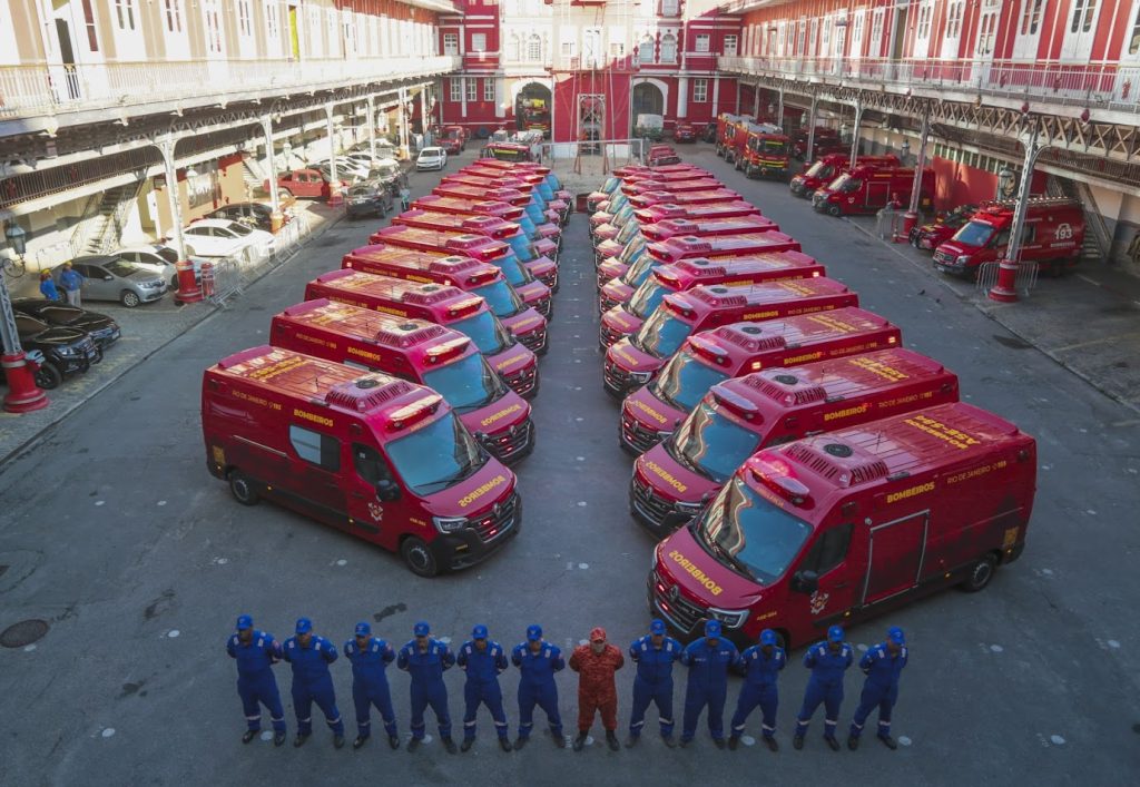 Corpo de Bombeiros do Rio reforça atendimento à população com 23 novas ambulâncias adquiridas com recursos da Taxa de Incêndio